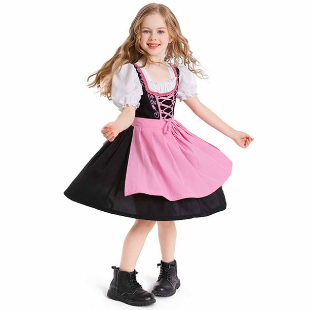 Costume Oktoberfest pour Filles Enfants Adolescents Robe