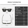 thumbnail image 4 of Classic Polarized Brand Design Sunglasses Men Women Driving Fishing Square Frame Sun Glasses Male Goggle UV400 Gafas De Sol, 4 of 10