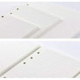thumbnail image 2 of A6 Refill Paper, 3 Pack Loose Leaf Paper, 6-Holes Inserts Blank Filler Paper Leather Journal Notebook Refillable Paper for 6 Ring Refillable A6 Binder Notebook Planner (135 Sheets 270 Pages), 2 of 7