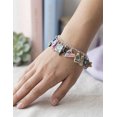 thumbnail image 2 of Pulsera artesanal vaquera 12 dijes, 2 of 6