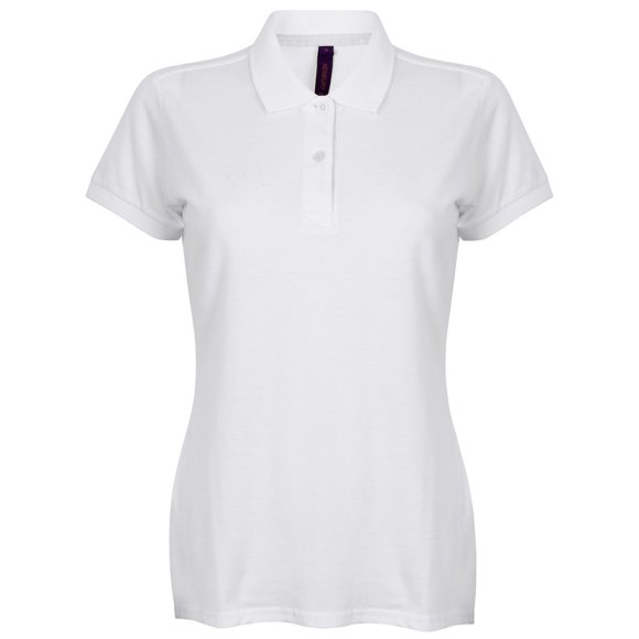 Henbury Polo à Manches Courtes Micro-Fin pour Femmes