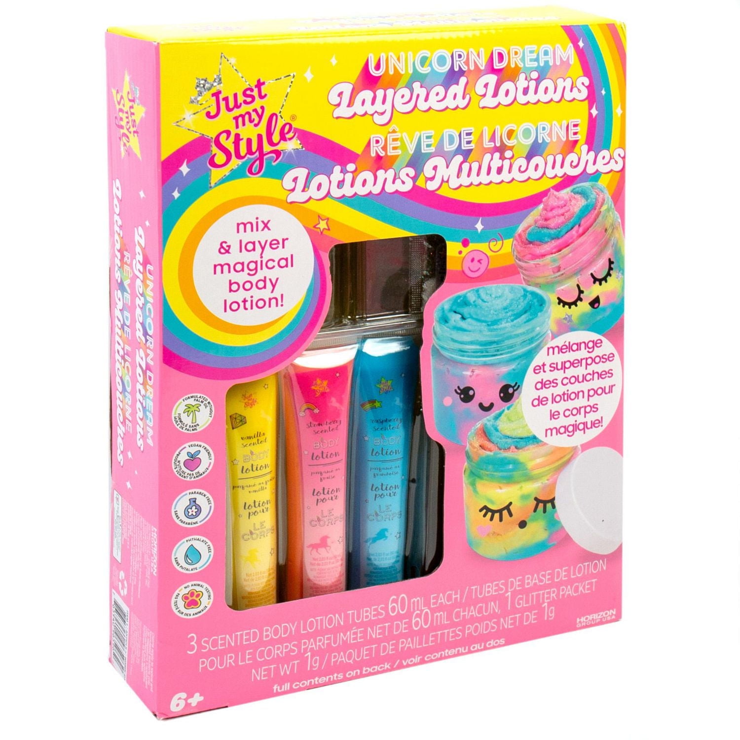 Just My Style Lotions Multicouches Rêve de Licorne 6 ans et plus
