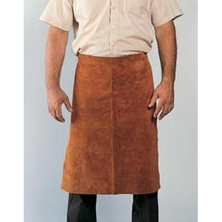 

Radnor Size 24 X 24 24 Bourbon Brown Side Split Leather Apron With Heavy Duty Waist Strap (9 Pack)