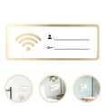 thumbnail image 4 of 2pcs Acrylic Wifi Sign WiFi Password Sign Acrylic Wifi Password Sign Wifi Sign Board, 4 of 9