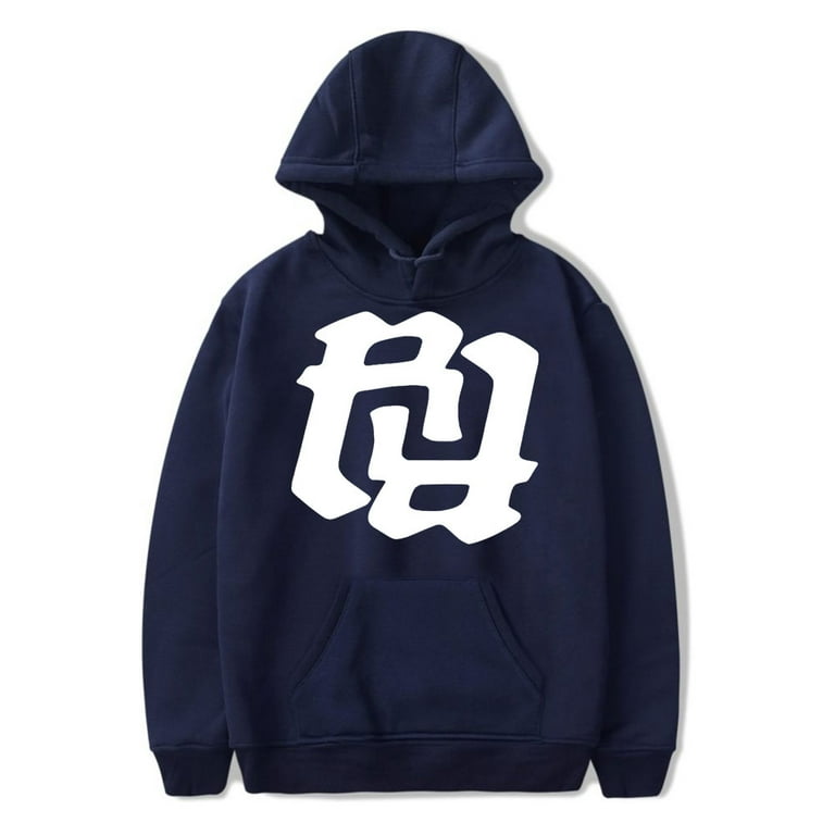 Rr kankan merch really rich hooded drawstring pocket