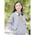 thumbnail image 2 of Cute Bunny W Umbrella Hoodie Juniors -Image by Shutterstock,  Large, 2 of 4