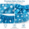 thumbnail image 2 of Petitebelle Polka Dots Lady Tulle Tutu (Peacock Blue, One Size), 2 of 6