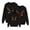 Black, variant on Family Christmas Shirts Family Matching Christmas T Shirts Soft Deer Head Bow Print Long Sleeve Crewneck Tops for Family Cozy Set Grey,L