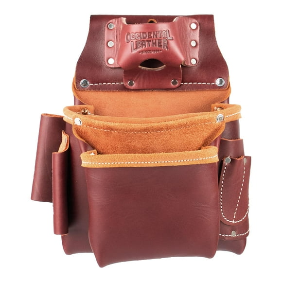 Bolsa de herramientas Occidental Leather 2 bolsas Pro Fastener Bag para mano izquierda
