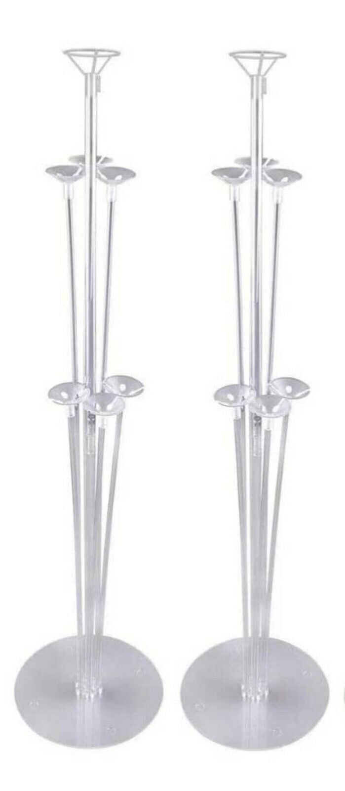 2 PACK 28 inches Tall Balloon Stands Table Centerpiece Balloon Party ...