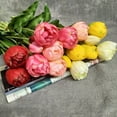 thumbnail image 4 of Travelwant Artificial Tulips Real Touch Artificial Tulips Flowers, Fake Tulips Bouquet PU Real Touch Tulip Fake Flowers for Home Office Wedding Arrangement Party Decorations, 4 of 7