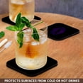 thumbnail image 3 of 3drose, Beautiful Poweful Feminine Purple Lipstick Kiss Isolated, Set of 4 Coasters - Soft, 3 of 7