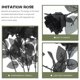 thumbnail image 3 of ADDHAT 4Ud Ramos De Rosas Artificiales Negras Para En Hogar O Eventos Especiales, 3 of 7