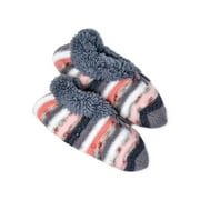 Joyspun Women's Knit Slipper Socks, 1-Pack, Size 4-10