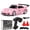 Pink/Gyro Version, variant on 1/43 RC Drift Car 2.4GHz Full Proportional 4WD Mini Racing Car, Gyro Stabilization, LED Linkage Lights, RTR Indoor High Speed(Pink/RTR Version)