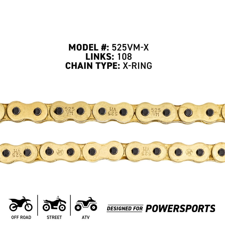 Niche Sprocket Chain Set for Kawasaki Ninja ZX6R 15/40T 525 X-Ring