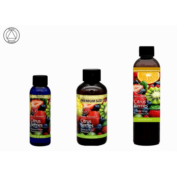 Mystic Romance Premium Home Fragrance Oil Scent CITRUS BERRIES SET 8FL 4FL 2FL.OZ 427 ML