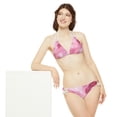 thumbnail image 4 of Pretty in Pink: Marble Strappy Bikini Set, Cute and Trendy Swimwear, 4 of 9
