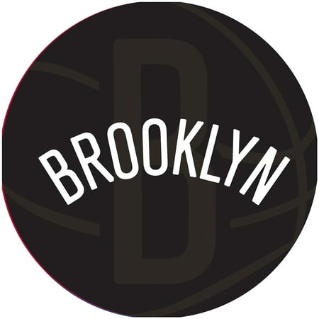 Brooklyn Nets NBA Fade Chrome Double Ring Neon Clock - Black, White