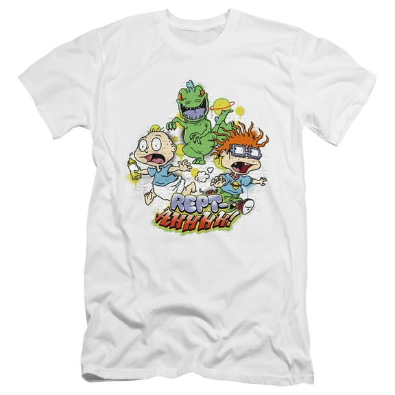 Rugrats Tommy and Chucky Rept-Ahhhhh! Unisex Adult Canvas Brand T Shirt