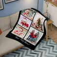 thumbnail image 4 of Custom Best Friends Blanket for Women Personalized Blanket with Photos Text Customized 10 Picture Collages Throw Blanket for Family Adult Kids Couple Birthday Christmas Memorial Gift, 4 of 6