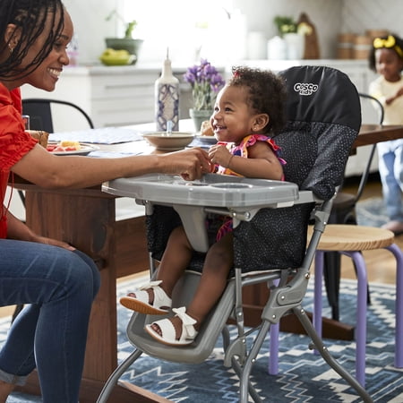 COSCO KIDS SIMPLE FOLD HIGH CHAIR, BLACK
