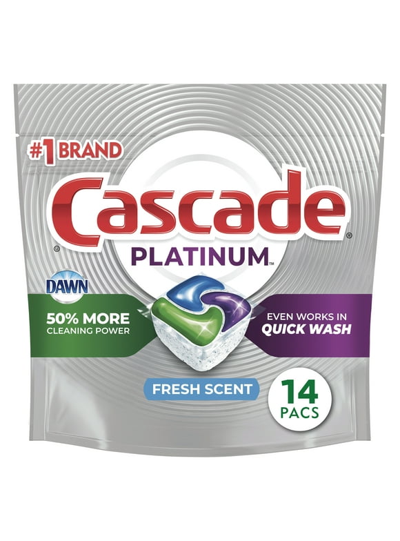 Cascade Dishwasher Pods in Cascade