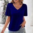 thumbnail image 2 of My Orders Lightweight Tops & Blouses Button Down Shirts for Women White Basic Fitted Short Sleeve Tees Dressy Summer Tops for Women 2025 Women Outfits Sets Tummy Control, 2 of 6