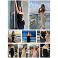 thumbnail image 3 of Elegant Women's Solid Stretchy Bodycon Cami Maxi Pencil Dress M, 3 of 7