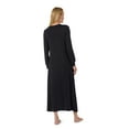 thumbnail image 6 of MeMoi Women's Front Tie Nursing Night Gown - Womens - Female, L, Navy, 6 of 8