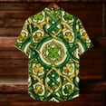 thumbnail image 6 of COSFO Button Up Shirts for Men Funny Short Sleeve St Patricks Day Tops Graphic Relaxed Fit Collared Mens Shirts, 6 of 8