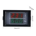 thumbnail image 6 of Frequency Counter LED Display Voltage Gauge Mini Volt Hz Monitor Tester High Stability AC Voltage Frequency Meter, 6 of 6