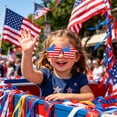 thumbnail image 1 of Amzcrzy Plasti C Sunglasses Lunettes de Soleil Étoile à Cinq Branches Sans Monture Style de Fête Tendance Lunettes Excentriques Rouges Blanches et Bleues Fournitures pour Événements et Fêtes Décorations d'Anniversaire Décorations des Fêtes, 1 of 6