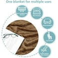 thumbnail image 6 of Fleece Blankets Super Soft Flannel Fuzzy Blanket for Bed Couch Luxury Cozy Plush Microfiber Blanket-Twin Size Coffee Brown, 6 of 6