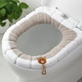thumbnail image 2 of KYAIGUO 11.81in Winter Toilet Seat, Warm Family Thickened Toilet Seat, Waterproof and Antibacterial, 2 of 6