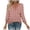 Hot Pink, variant on 3/4 Sleeve T-Shirts for Women Polka Dots Printed Casual V Neck Tee T-shirts Fall Spring Going Out Tops Loose Fit (S, Blue)