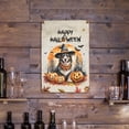thumbnail image 3 of Happy Halloween Border Collie Witches Hat Pumpkin Carving Vertical Metal Aluminum Sign Borders Dog Lovers Gifts Idea Wall Art Home Decor - 02019, 3 of 5