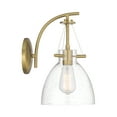 thumbnail image 5 of Warm Brass One Light Wall Sconce from the Foster Collection, 5 of 5