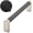 Black + Brushed Nickel-5" CC-10, variant on Cabinet & Furniture Pulls Black + Brushed Nickel 5" CC 10 Count