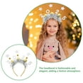 thumbnail image 5 of Golden Fabric New Year Headband Festive Party Accessory for All Ages, 1 Pack Celebration Decoration, 5 of 6