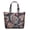 Exotic, variant on Ethnic Paisley Ornament Weekender Bohemian Vintage Travel Duffel with Artistic Floral Pattern, Chic Mala Inspired Design