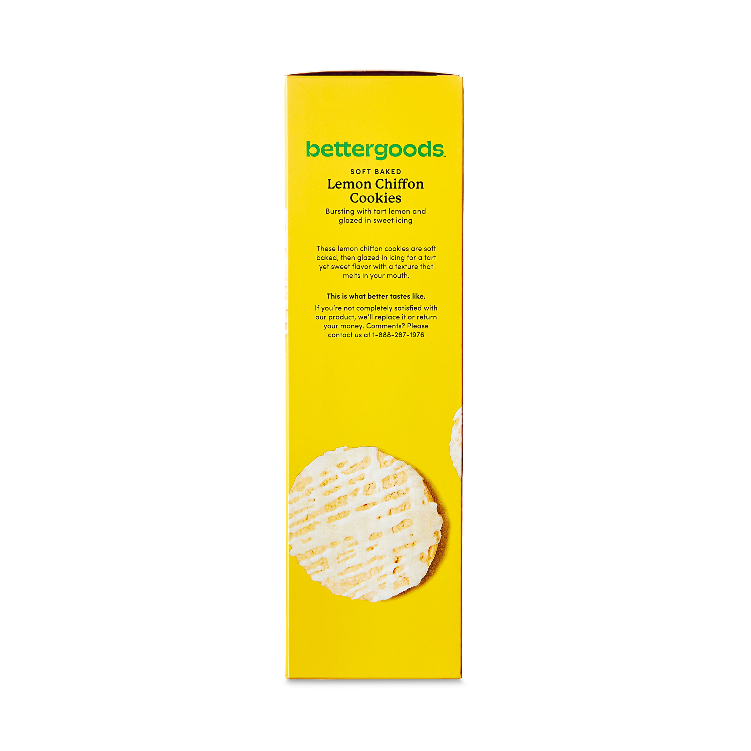 (4 pack) bettergoods Soft Baked Lemon Chiffon Cookies, 6 oz