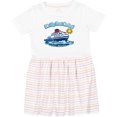 thumbnail image 3 of Inktastic It's My First Cruise Girls Toddler Dress, 3 of 5