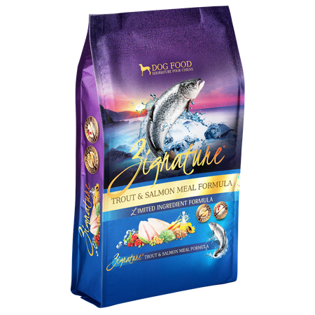 UPC: 0888641131006 | Zignature Grain-Free Trout & Salmon Meal Formula Dry Dog Food 4 Lb