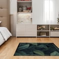 thumbnail image 5 of LaModaHome Non-Slip Rug Leaf Design Rug Washable Mat Child Stain Resistant Living Room Kitchen Carpet - Size: 3,3X5,9ft(100X180cm), 5 of 5