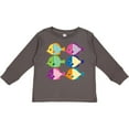 thumbnail image 3 of Inktastic Tropical Fish Lover Girls Long Sleeve Toddler T-Shirt, 3 of 5