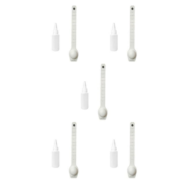relayinert Bracelets Réutilisables pour Adultes et Enfants Distributeur de Désinfectant pour les Mains Bracelet Portable Distributeur 10ML Pompes Blanc 5Ensemble