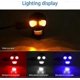 thumbnail image 3 of 2pcs Skull Turn Signals Lights, Skull Head Motorcycles LED Turn Signal, 12V Universal for Scooter Dirt Bike Retro, 3 of 5