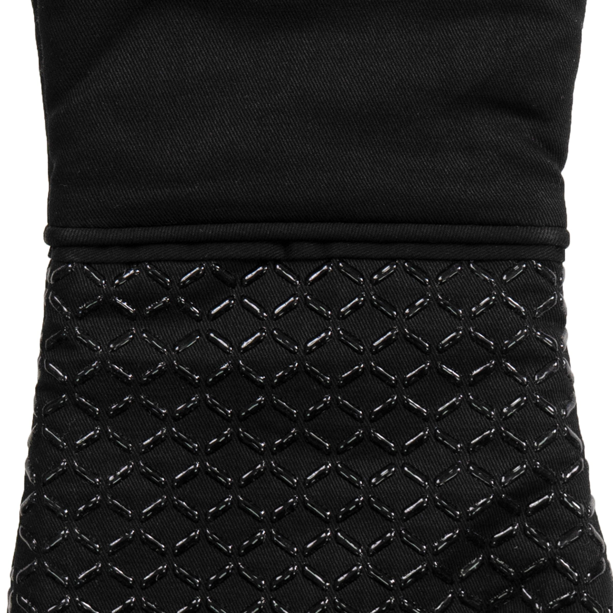 All-Clad Ogee Silicone Printed Oven Mitt, 2-Pack, Black