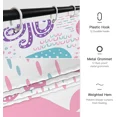 thumbnail image 6 of Pink Whale Shower Curtain Cool Fun Ocean Cartoon Shower Curtain Bathroom Cute Kids Bathroom r Polyester Hanging Curtains, 6 of 7